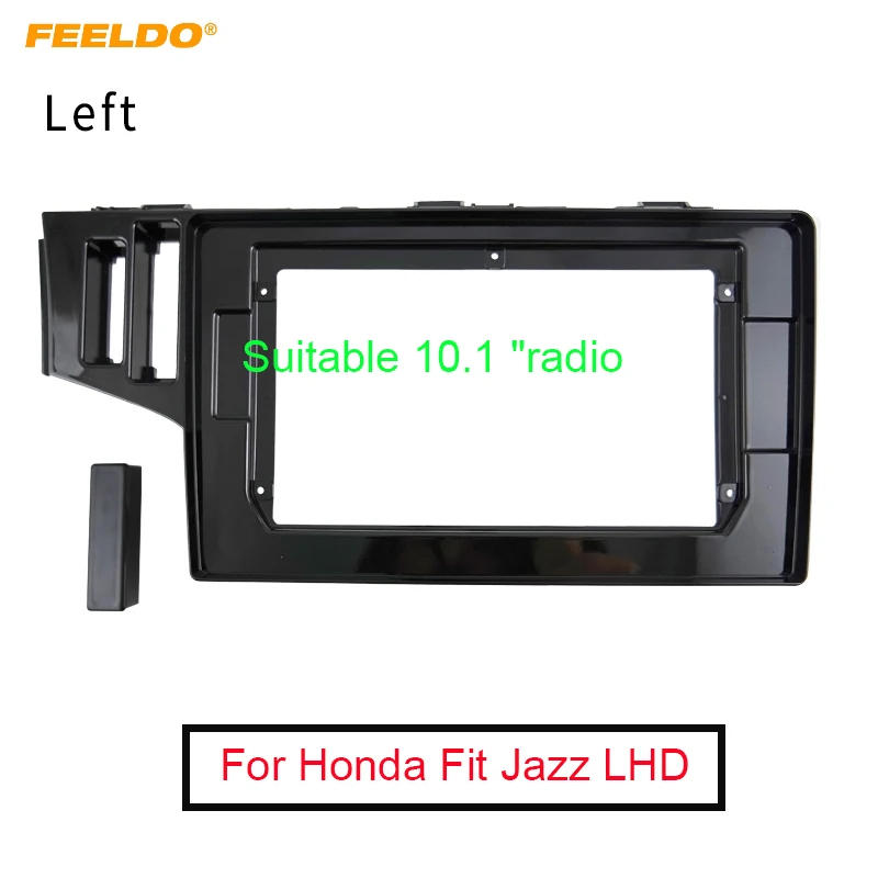 Автомагнитола FEELDO стерео 2DIN рамка Fascia ДЛЯ Honda Fit Jazz LHD 10 1 дюйма большой экран DVD
