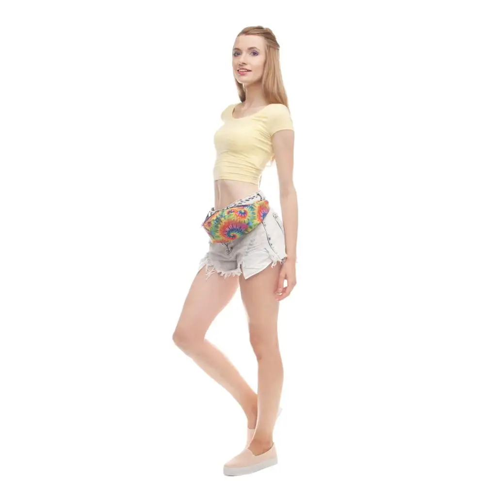 ZFF&ampWGm 3D Print Designer Waist Bag For Women Luxury Hip-Hop Cross Body Bags Orange Zipper Fashion Chest Rig Men | Багаж и сумки