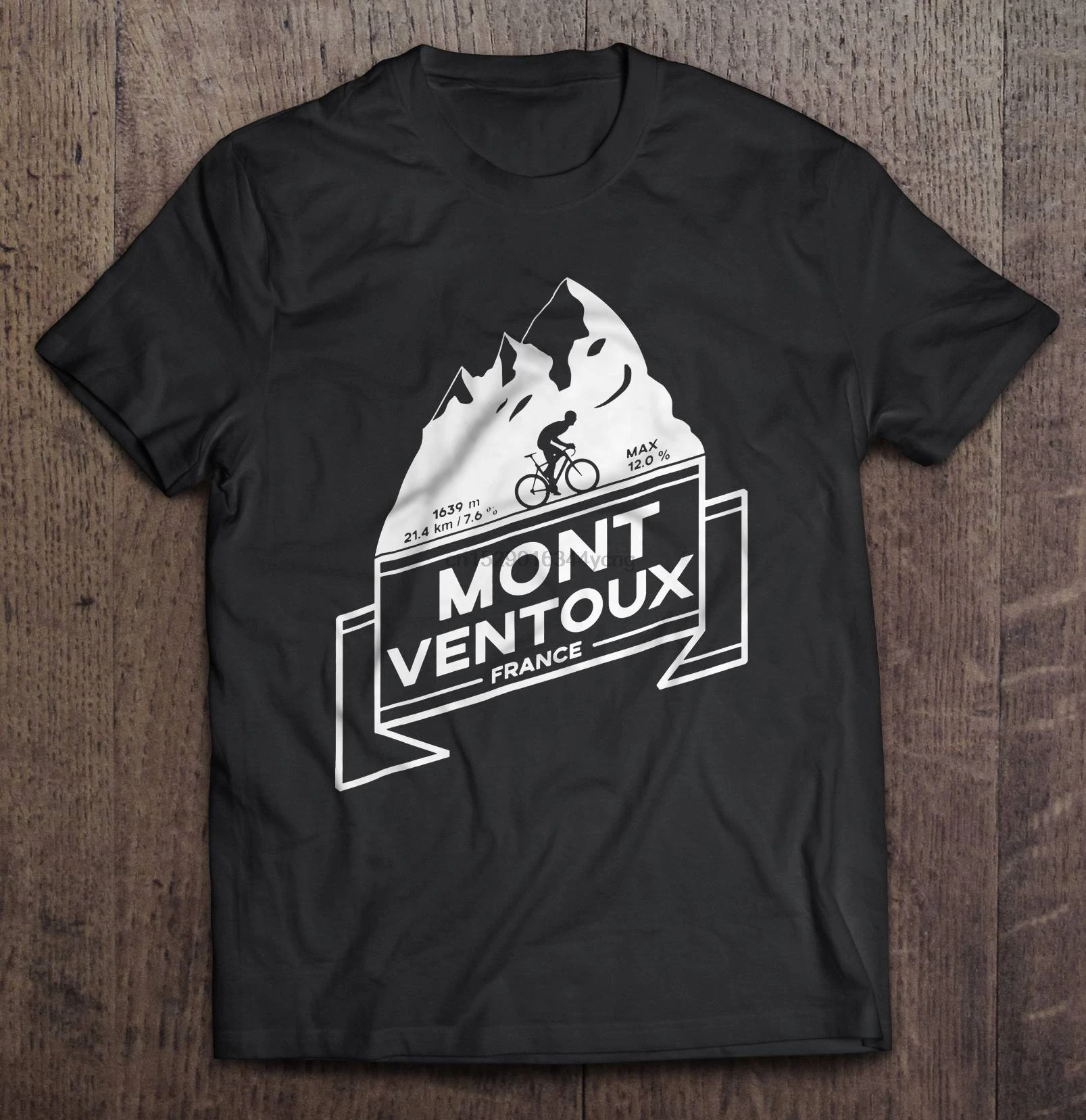 Мужская забавная футболка модная с надписью Mont Ventoux Французская женская