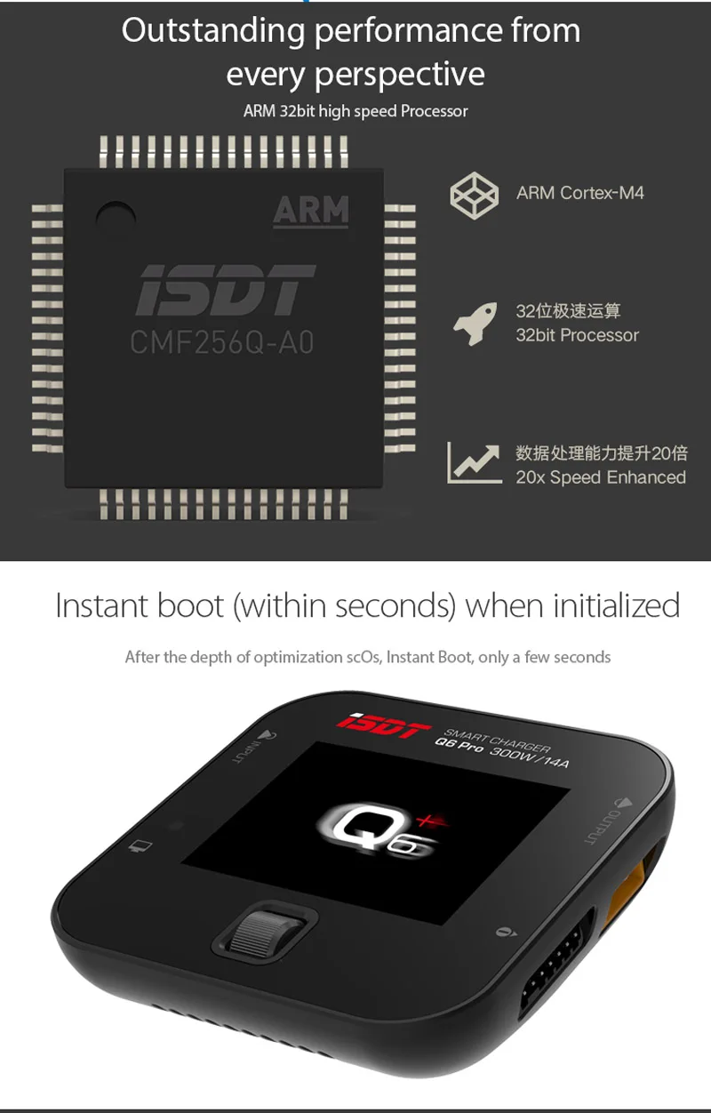ISDT Q6 Lite/Plus/Pro 200/300 Вт 14A мини для карманного аккумулятора, зарядное устройство для RC частей, версия на английском языке
