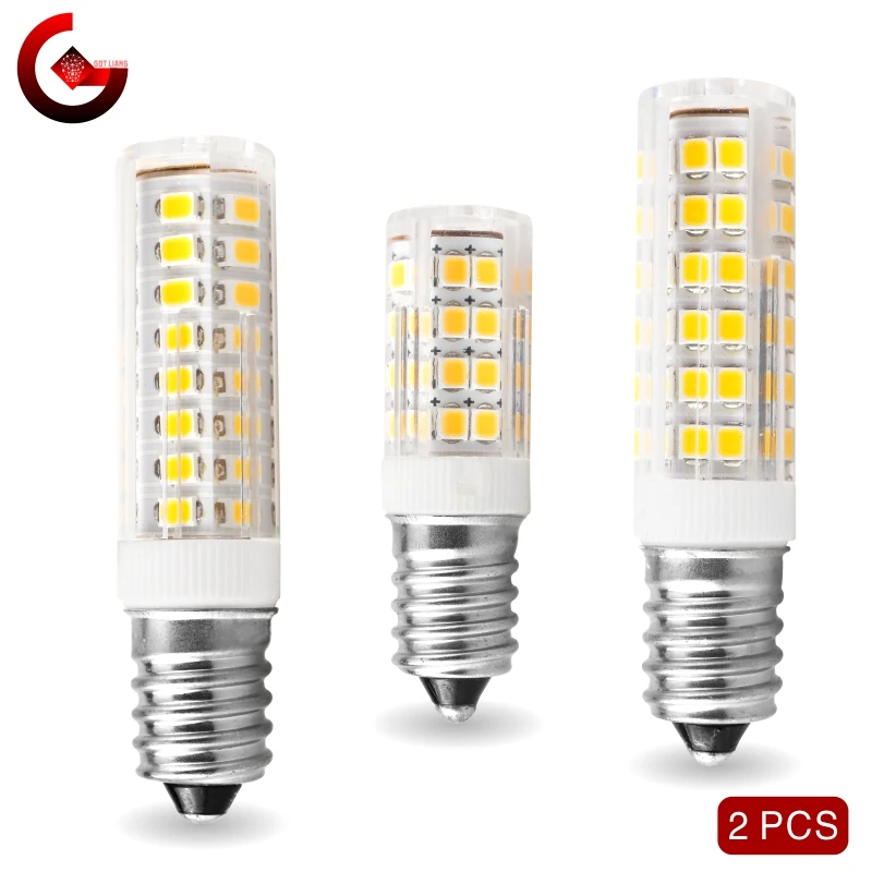 

2pcs/lot LED Bulb E14 3W 4W 5W 7W 220V-240V Mini Corn Bulb Light 2835SMD 360 Beam Angle Replace Halogen Chandelier LED Lamp