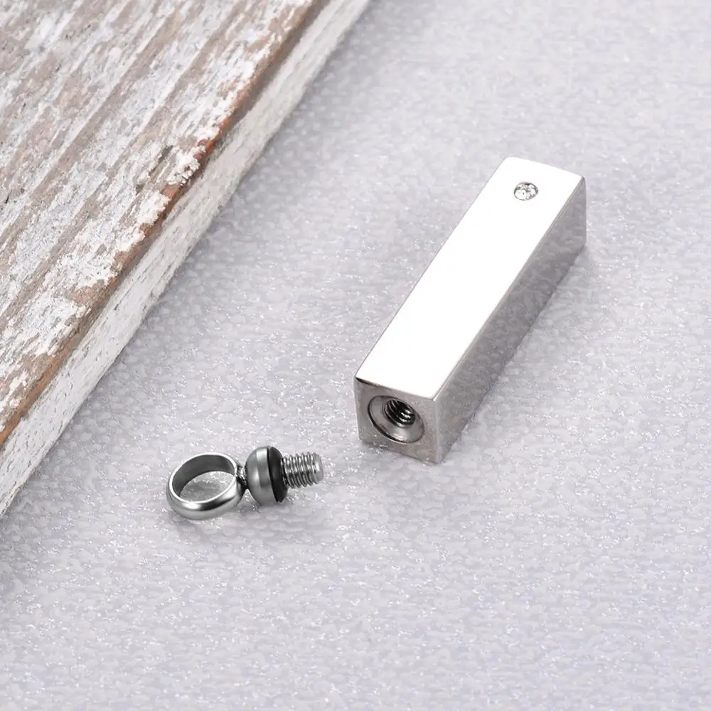 Бесплатная гравировка имена на заказ кубический стержень из нержавеющей стали