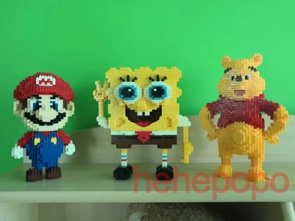 2000 шт. 9020 мини блоки Yoshi большой размер модели конструктор Марио Аниме DIY строительные игрушки Juguetes модель аукциона игрушки детские подарки