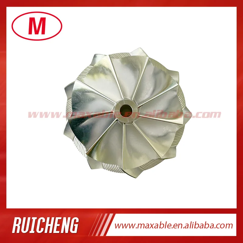 K16 51.03/61.98 mm 9+0 blades high performance turbocharger billet/milling/aluminum 2618 compressor wheel | Автомобили и