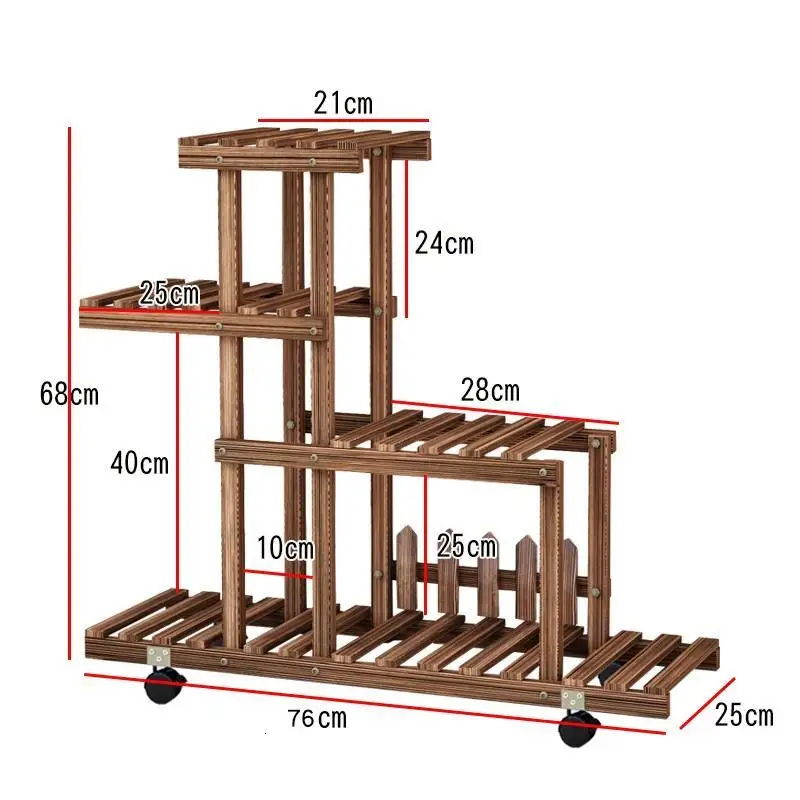 Escalera Decorativa Madera Etagere Pour Plante деревянный стол plantenekken напольный Dekoration растительный