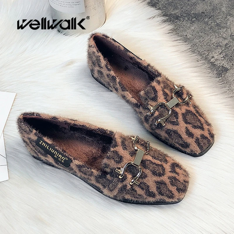 Модные меховые мокасины женская зимняя обувь женские лоферы с плюшевой стелькой