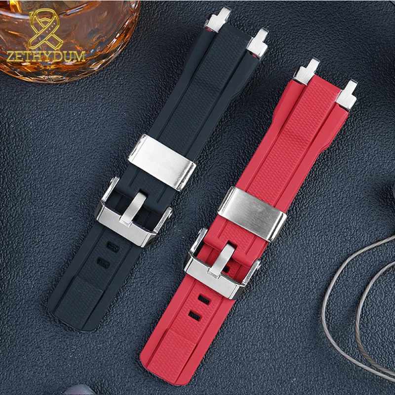 Высокое качество резиновый ремешок для наручных часов ca-sio G-Shock MTG-G100 MTG-B100/D/BD