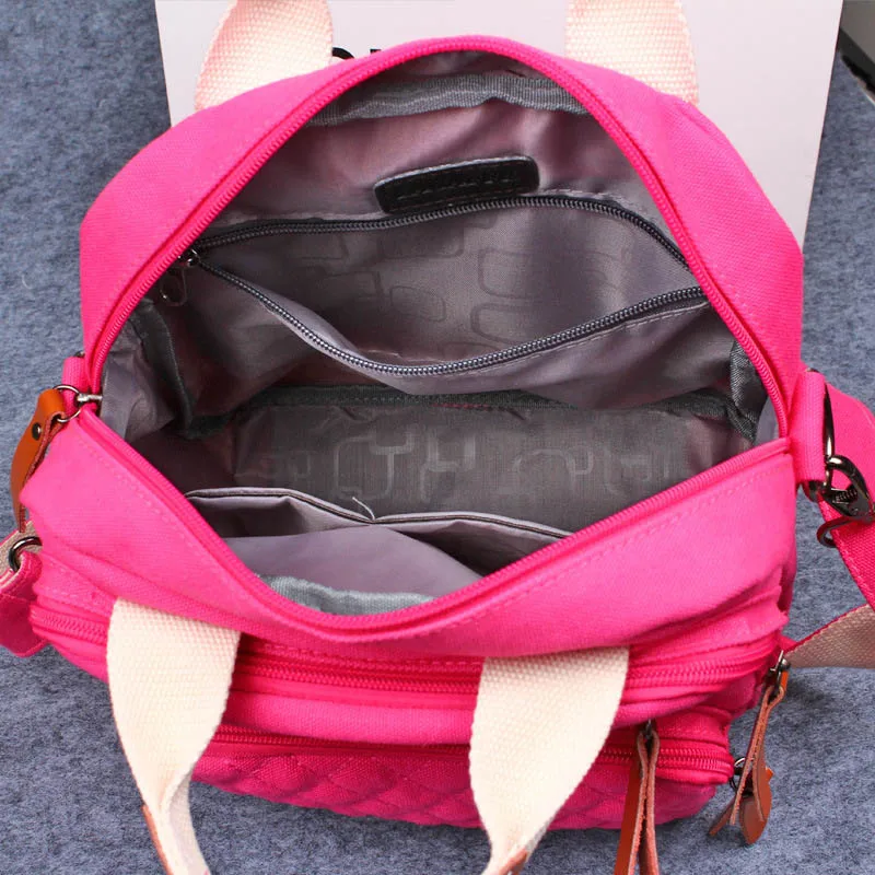 Вместительные прочные сумки длинный вместительный холщовый рюкзак с множеством