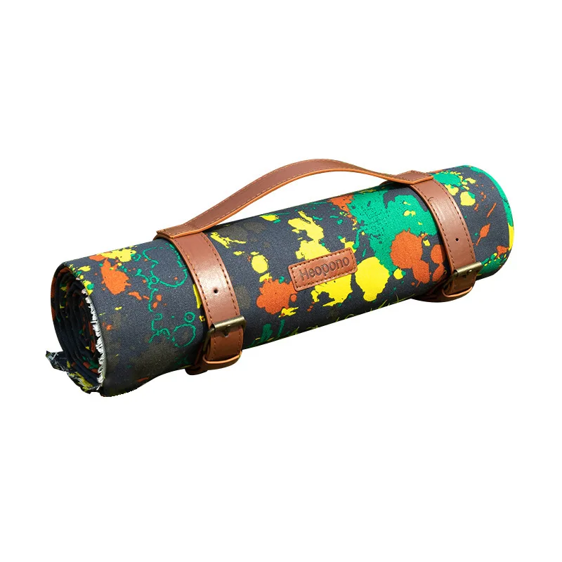 구매 5-8 명을위한 야외 여행 두꺼운 접이식 휴대용 캠핑 매트 접지 해변 담요