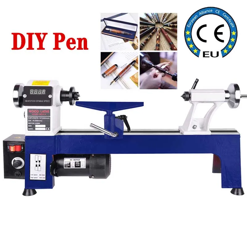 8'' Pen woodworking lathe min wood rotating machine diy pen Multifunctional mechanical equipment