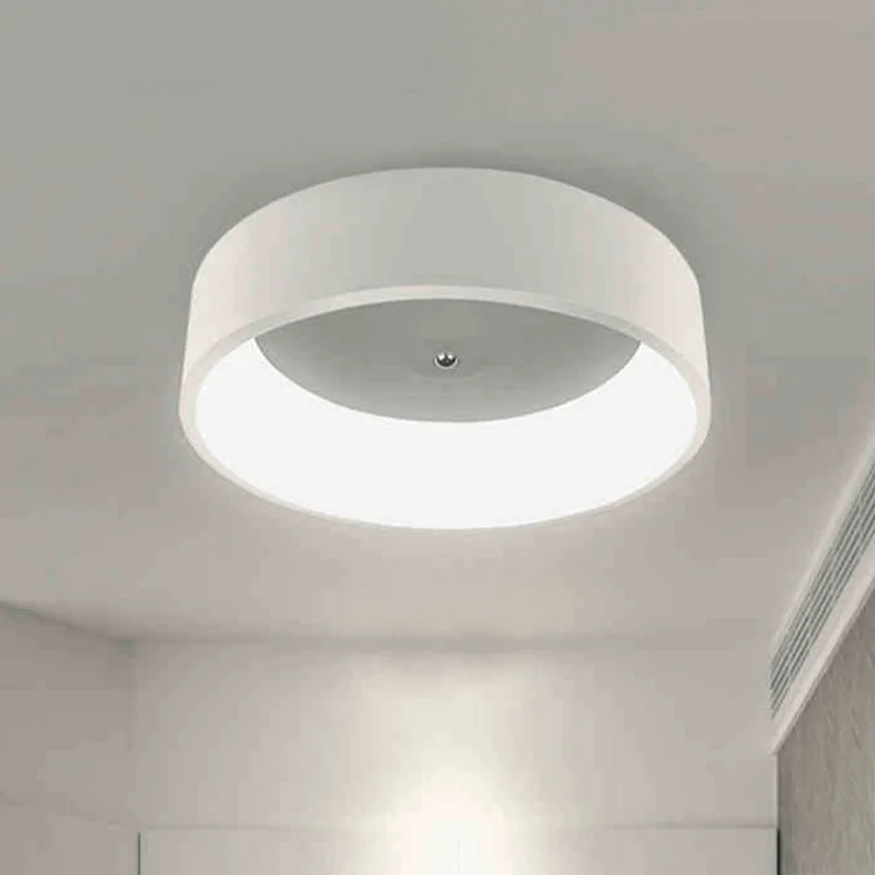 White/Grey Round Modern Led Ceiling Lights For Study Kids Room Bedroom AC85-265V Home Dec Lamp | Лампы и освещение