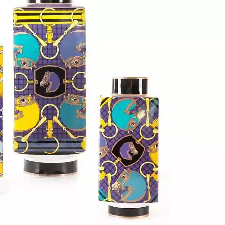 Голова лошади украшения для дома Цветочная композиция вазы аксессуары