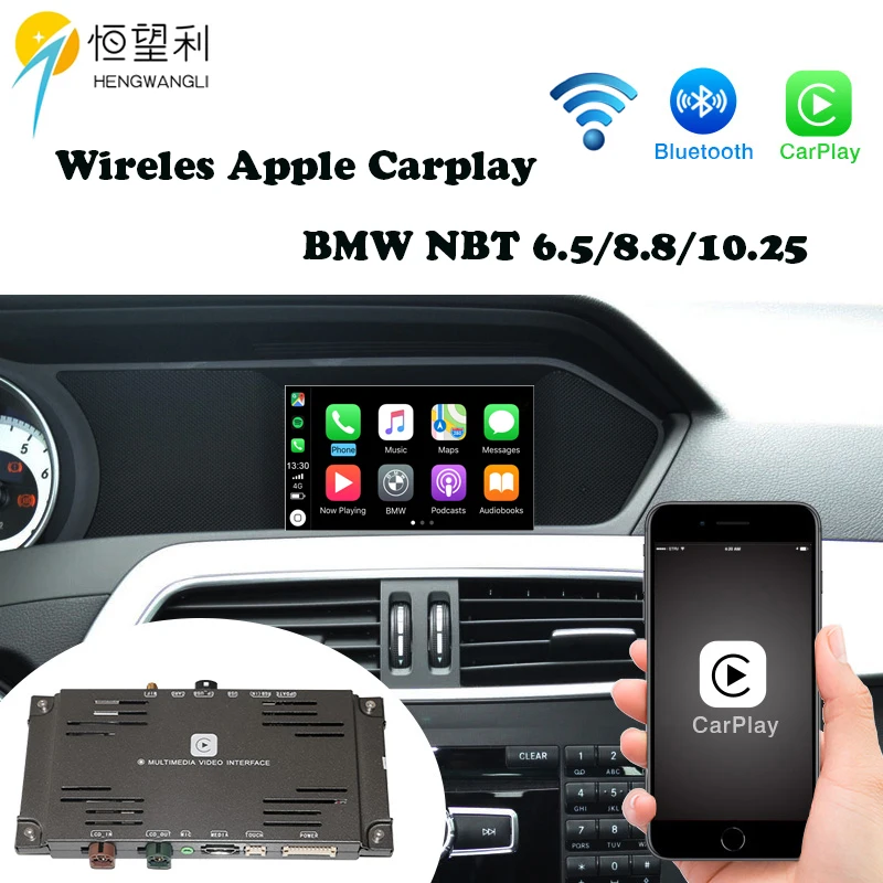 Оптовая продажа WIFI беспроводной Apple Carplay автомобиль играть Android авто для BMW NBT 1 2 3 4 5