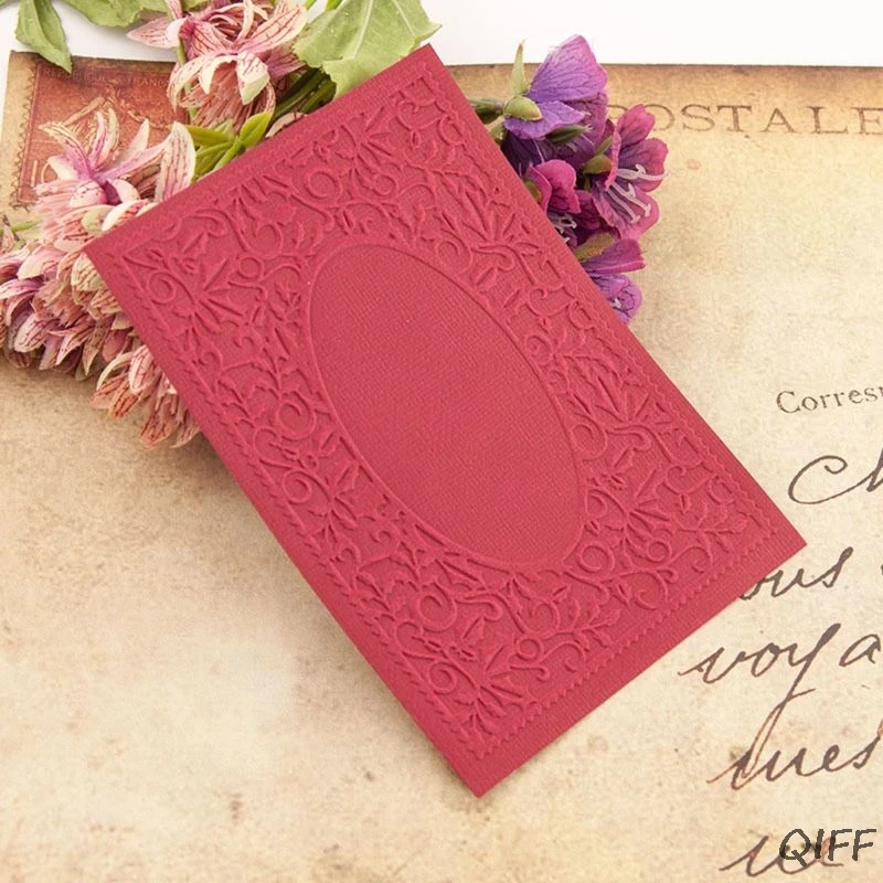 Зеркало пластиковое тиснение папка шаблон DIY скрапбук фотоальбом изготовление