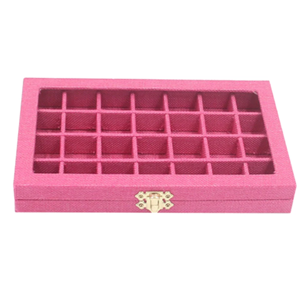

Fashion Colorful Jewelry Box Small Item Container Beads Pill Storage Case