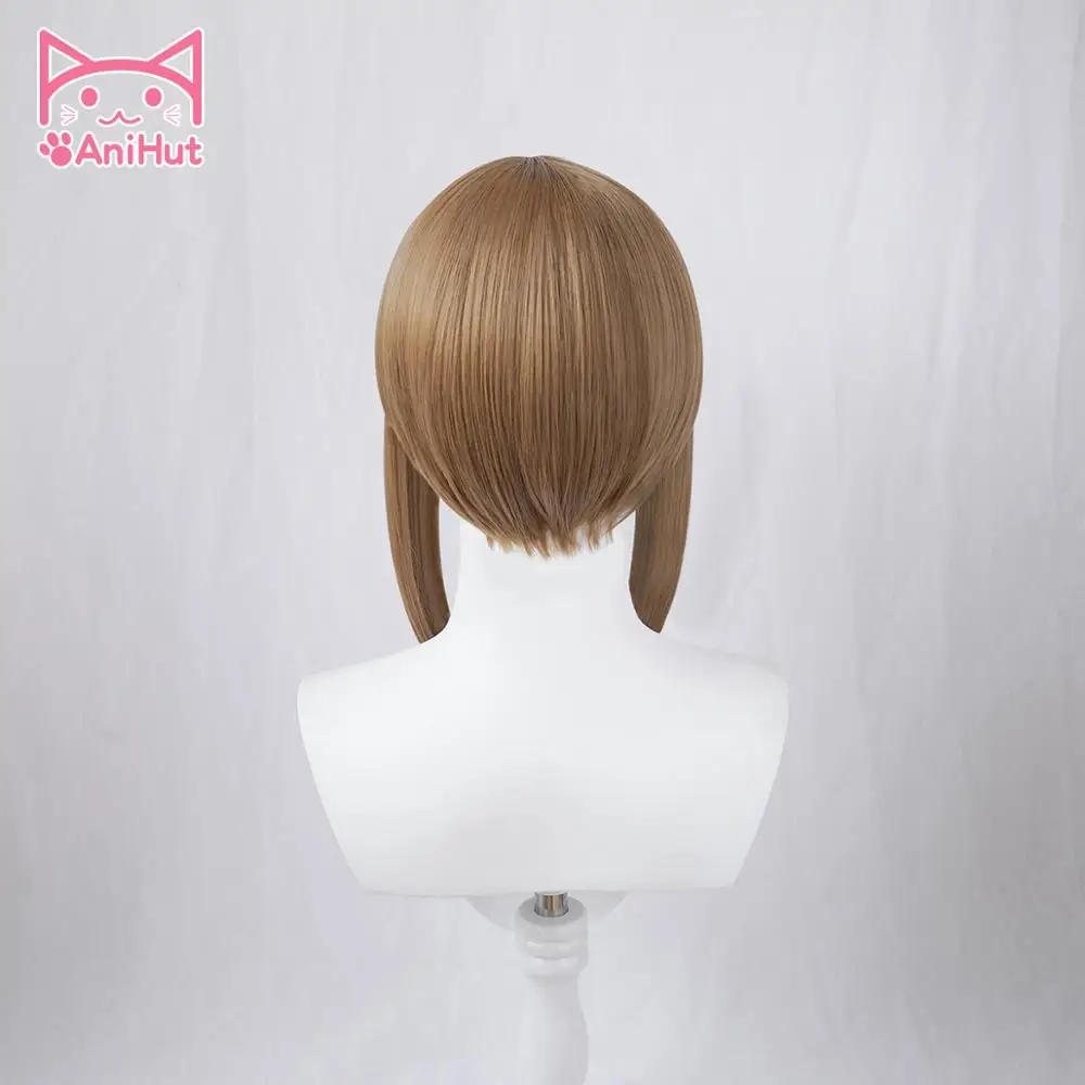 [Anihut】reisalin Stout Ryza Wig Game lier Ryza: Ever Darkness &amp секретное укрытие косплей волосы Reisalin Cosplay |