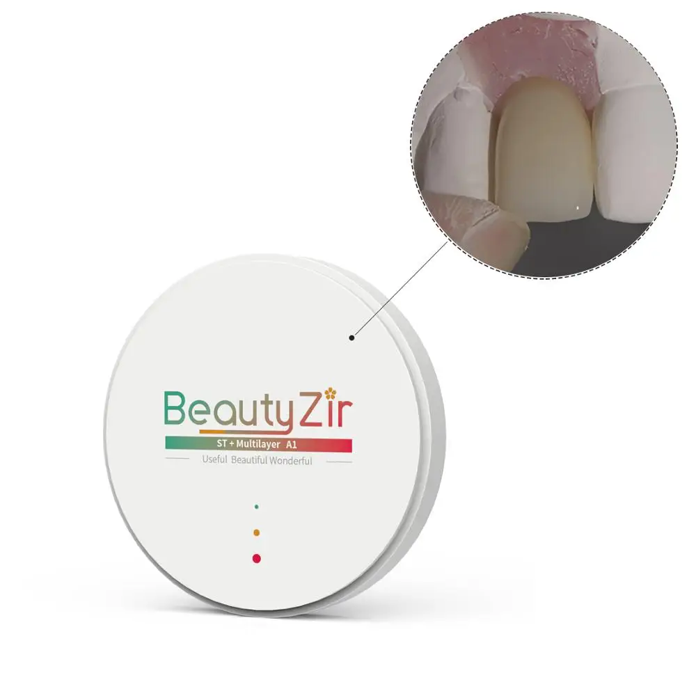 Многослойная пустая форма из циркония ST + размер 98*14 мм A1 D4 цвета|Отбеливание