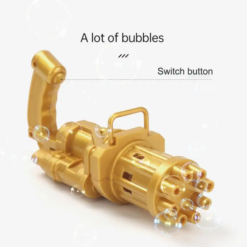 

Children's semi-automatic electric Porous bubble machine Bubble gun Children's toys Outdoor toys Holiday gift Boy girl