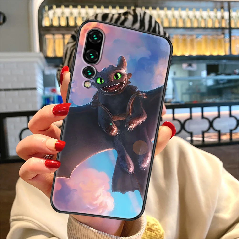 

Train Your Dragon Movie Phone case For Huawei P Mate P10 P20 P30 P40 10 20 Smart Z Pro Lite 2019 black soft waterproof fashion