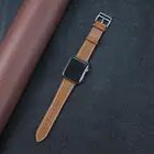 Кожаный ремешок для Apple watch iWatch series 6, se 5, 4, 3, 2, кожаный браслет для Apple watch 44 мм, 40 мм, 38 мм, 42 мм