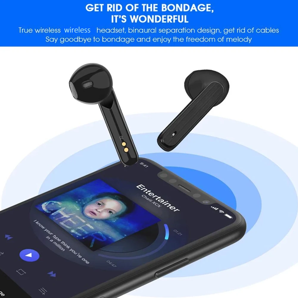 Беспроводная Спортивная гарнитура Bluetooth L8 настоящие наушники стереонаушники TWS