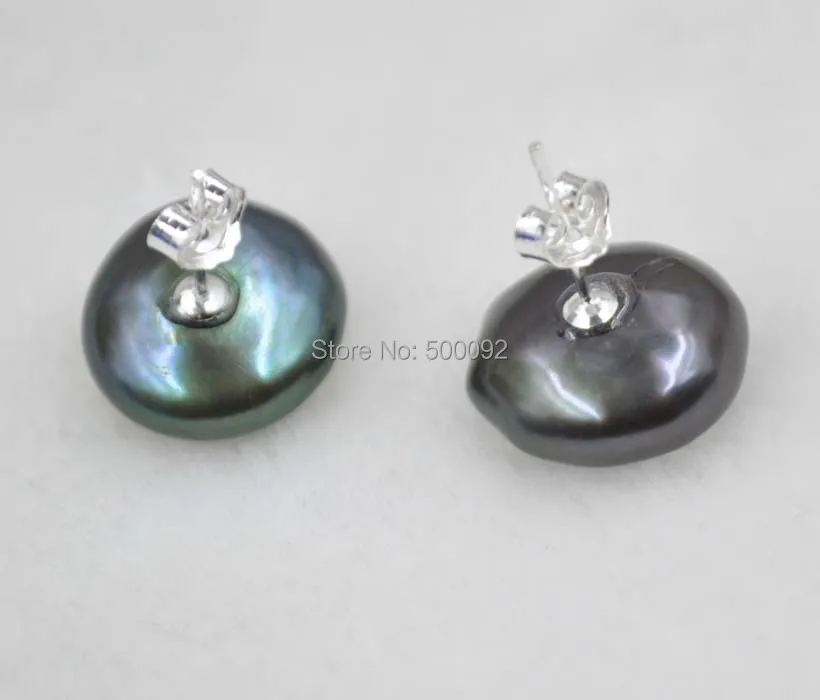 Серьги-гвоздики с искусственным жемчугом 15 мм | Украшения и аксессуары