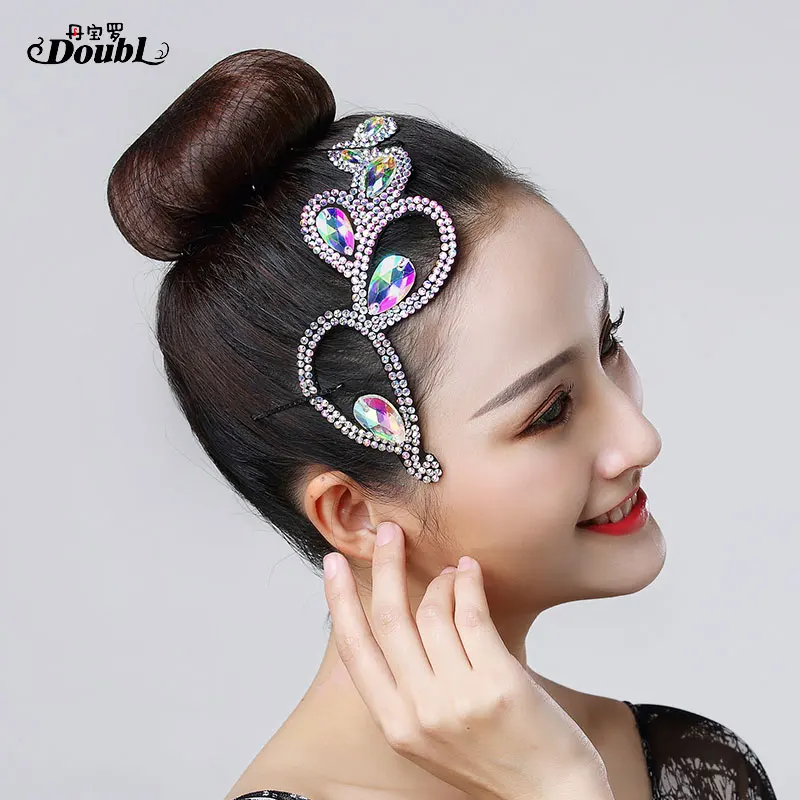 Новый женский головной убор для современных танцев Национальный латинских с