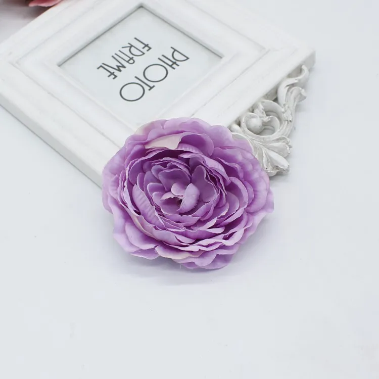 Искусственный цветок пиона 7 5 см головная повязка сделай сам заколка для волос
