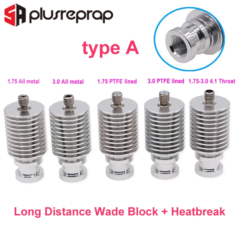 Теплоотвод V6 J head Hotend цельнометаллический пульт дистанционного управления