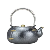 teapot stainless steel teapot silver teapot hot water teapot teapot 1200 ml water kung fu tea set