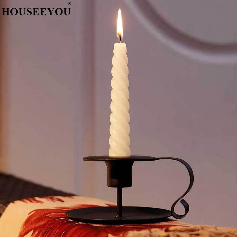 Подсвечник Железный в европейском стиле подсвечник винтажном ретро