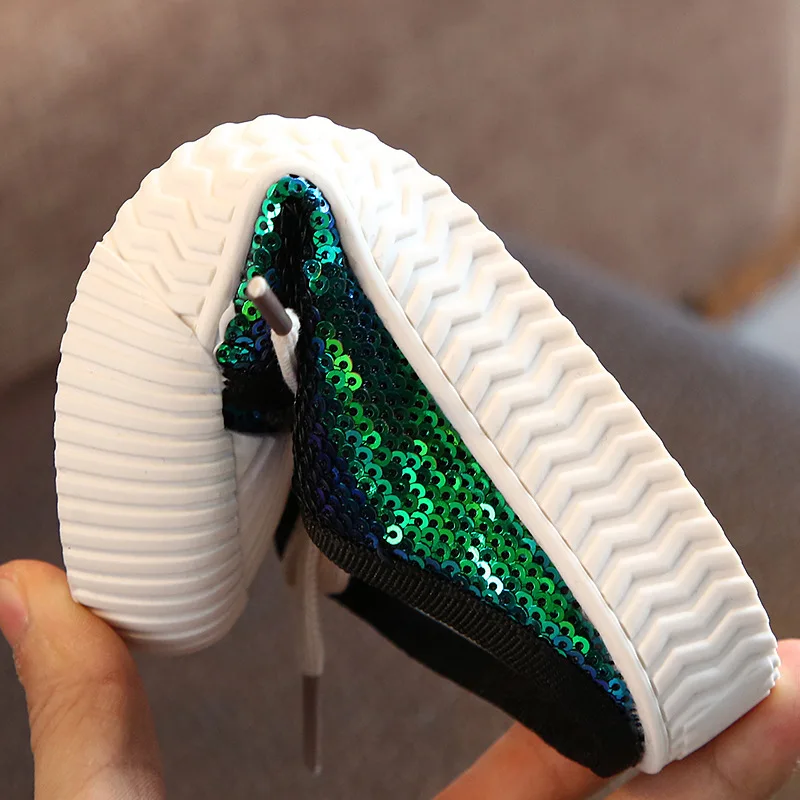 

Children's Canvas Shoes Small White Board Shoes Sequined Children's Board Shoes Boys' Shoes Girls' Half-drag Casual Shoes