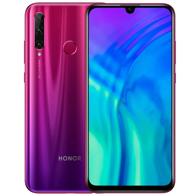 Оригинальный Honor 20i honor 20 lite 10i мобильный телефон 6 21 дюймов Android 9 0 FM отпечаток лица