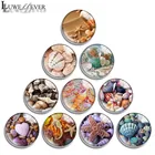 Браслет-амулет, Круглый, 12 мм, 14 мм, 16 мм, 20 мм, 25 мм, 30 мм, 655, фурнитура бижутерия со стеклянными кабошонами, 18 мм