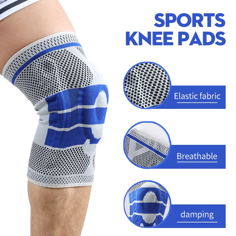 Цзянь фей 1 шт. спортивные наколенники Для мужчин под давлением эластичные s