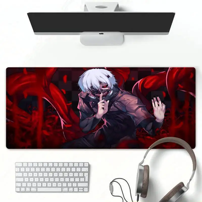 

Art Tokyo Ghoul Gaming Mouse Pad Gaming MousePad Large Big Mouse Mat Desktop Mat Computer Mouse pad For Overwatch