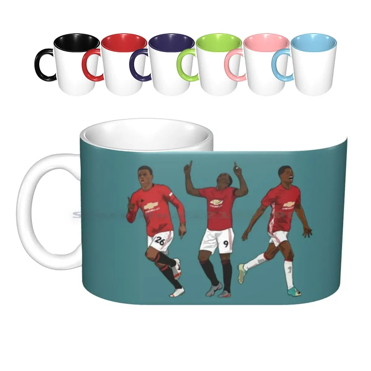 

Greenwood , Martial & Front 3 Ceramic Mugs Coffee Cups Milk Tea Mug Marcus Anthony Martial Martial Greenwood Mason Greenwod