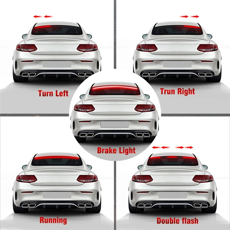 Автомобильные светодиодные стоп сигналы с высоким креплением для VW Polo Passat B5 Golf 4 5