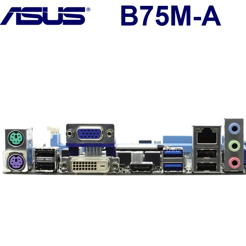 ASUS B75M A LGA1155 оригинальный PC материнская плата DDR3 для Процессор I3 I5 I7 22/32nm 16 Гб USB3.0 B75