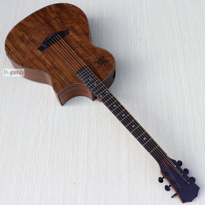 Полная hickory деревянная акустическая гитара с EQ, оптом/по индивидуальному заказу Гитары ra/китайский хорошего качества Гитары