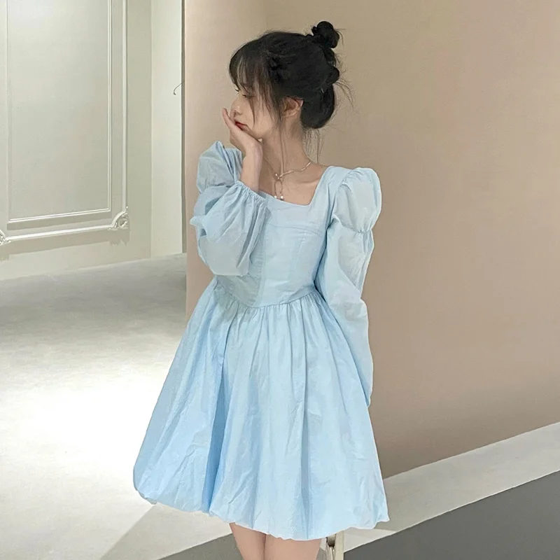 

Long Sleeve Dress Women's Spring And Autumn 2021 New Pure Desire Small Fashion Princess Dress 2021