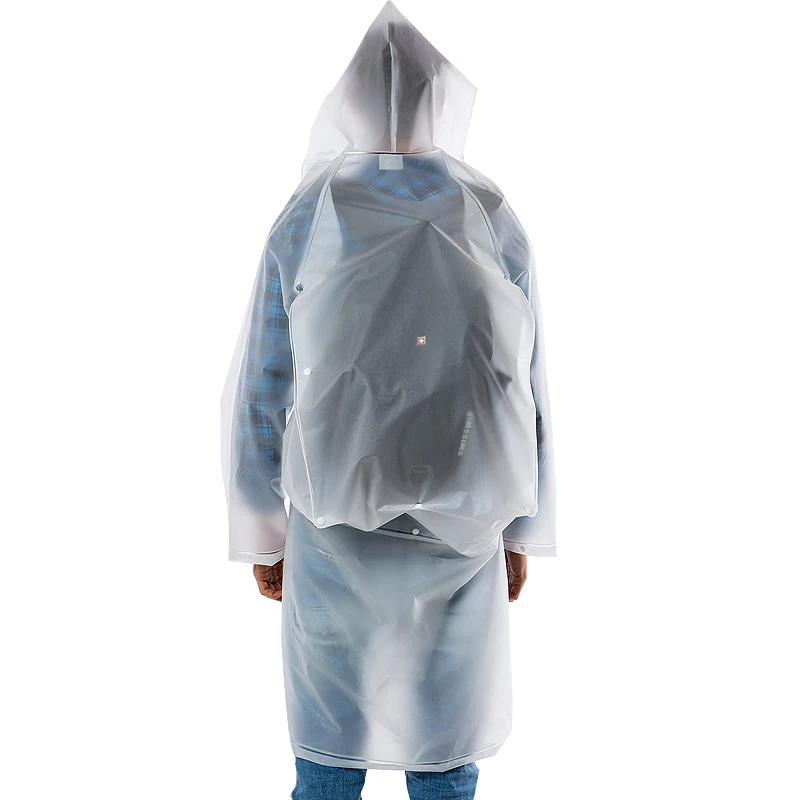 Мужской женский мужской прозрачный дождевик EVA для взрослых утолщенный