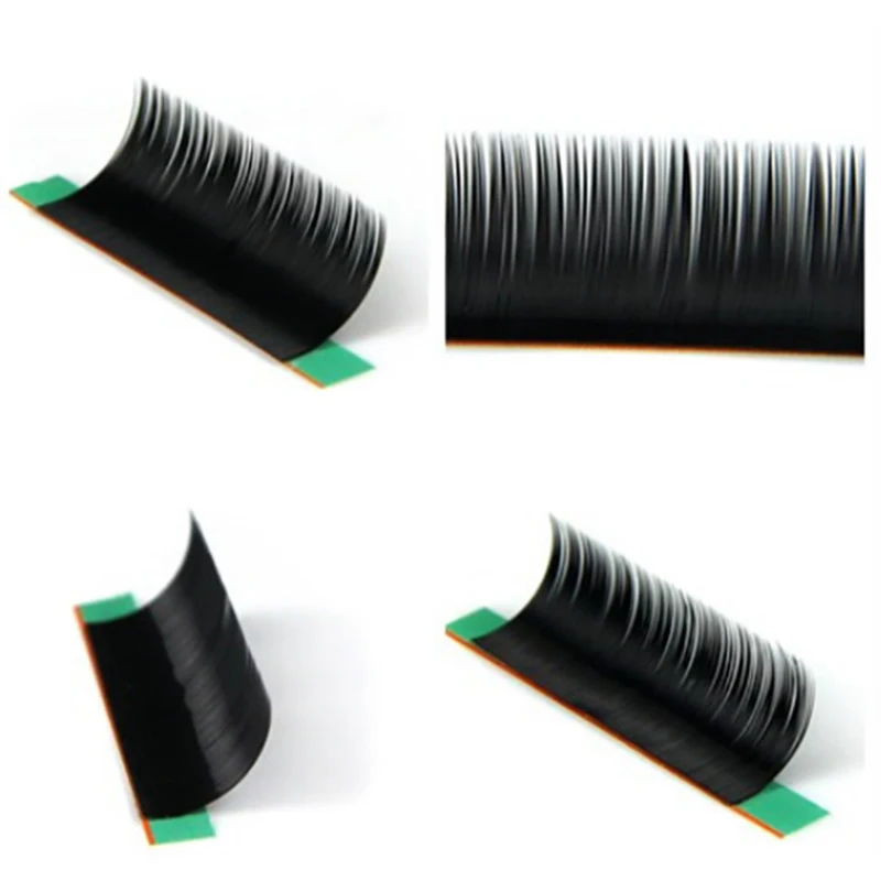 Накладные ресницы индивидуальные цветные накладные норковые для наращивания 100%