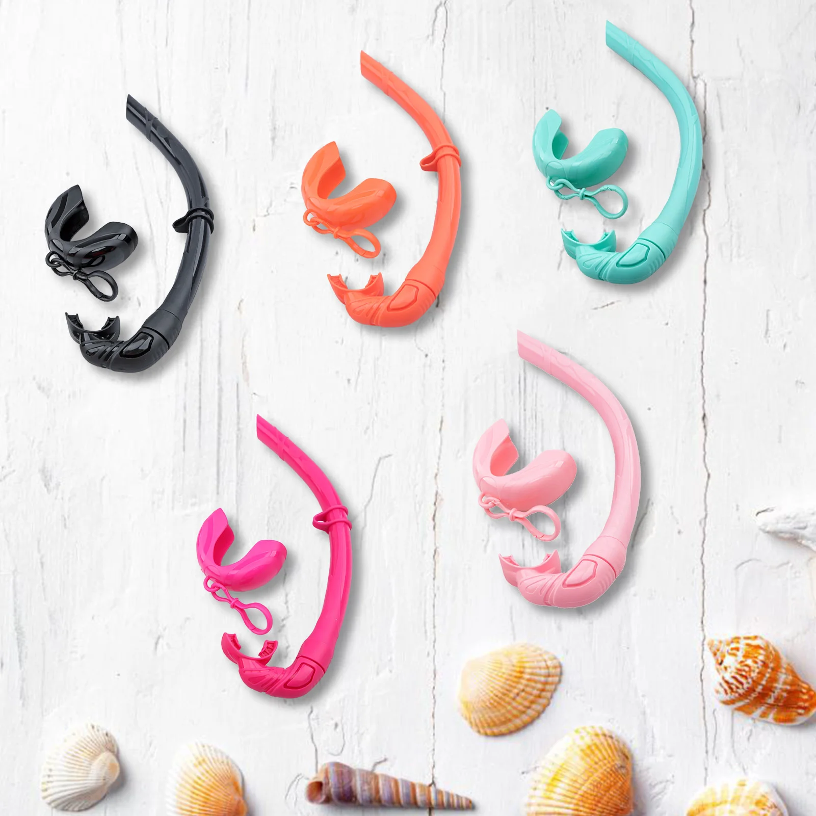 

Water Snorkel Portable Foldable Silicone Snorkel Tube