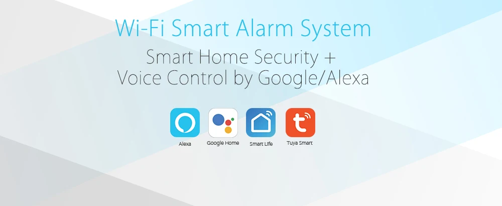 Tuya сигнализация Система безопасности умный дом мини wifi GSM домашняя охранная сигнализация Беспроводная с IP видеокамера Alexa Google home