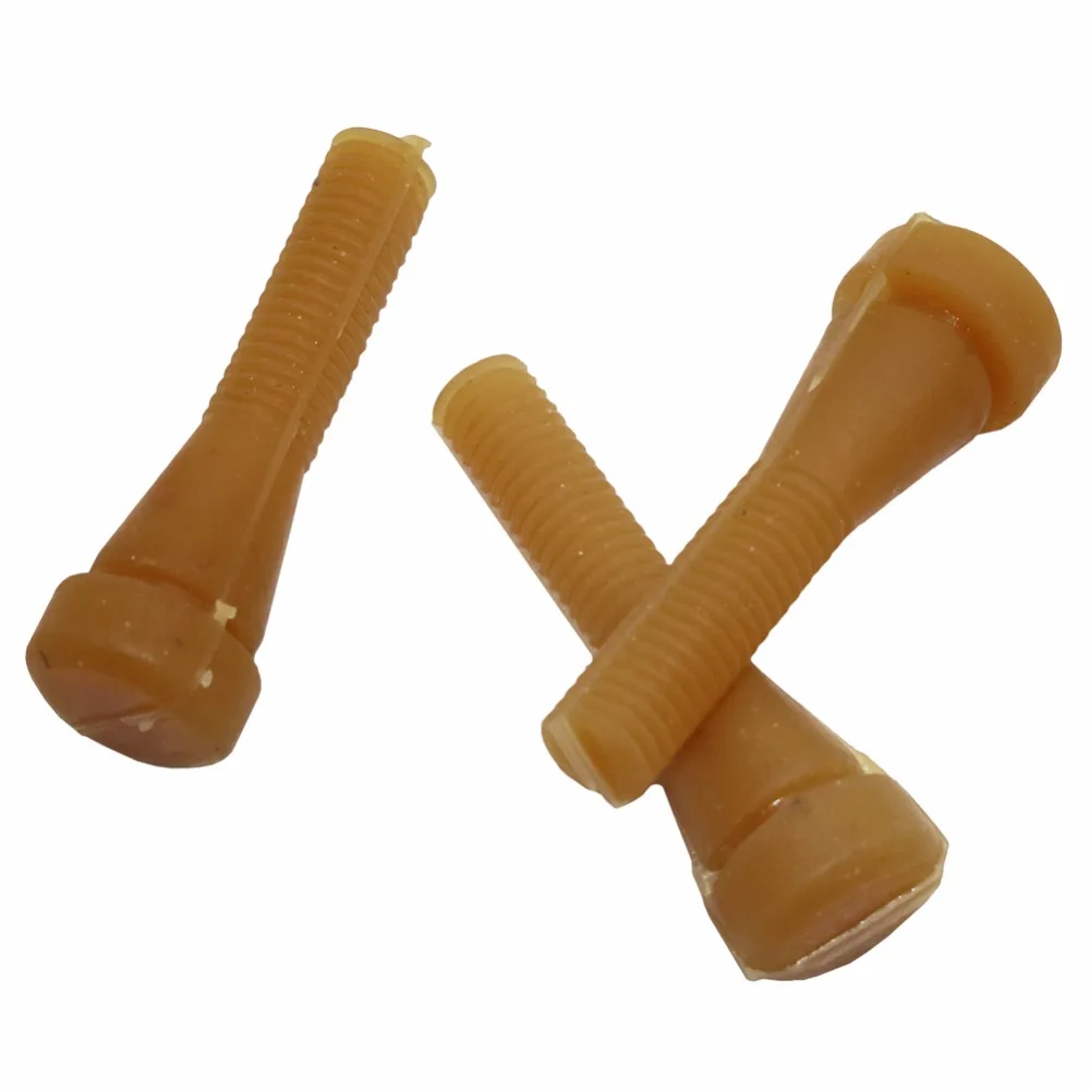 30 шт. стержни для перепелок птиц в форме голубя резиновые с коричневым отверстием