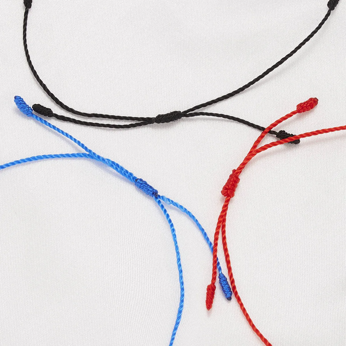 6 шт./компл. счастливый женский плетеный браслет регулируемый из акриловых бусин