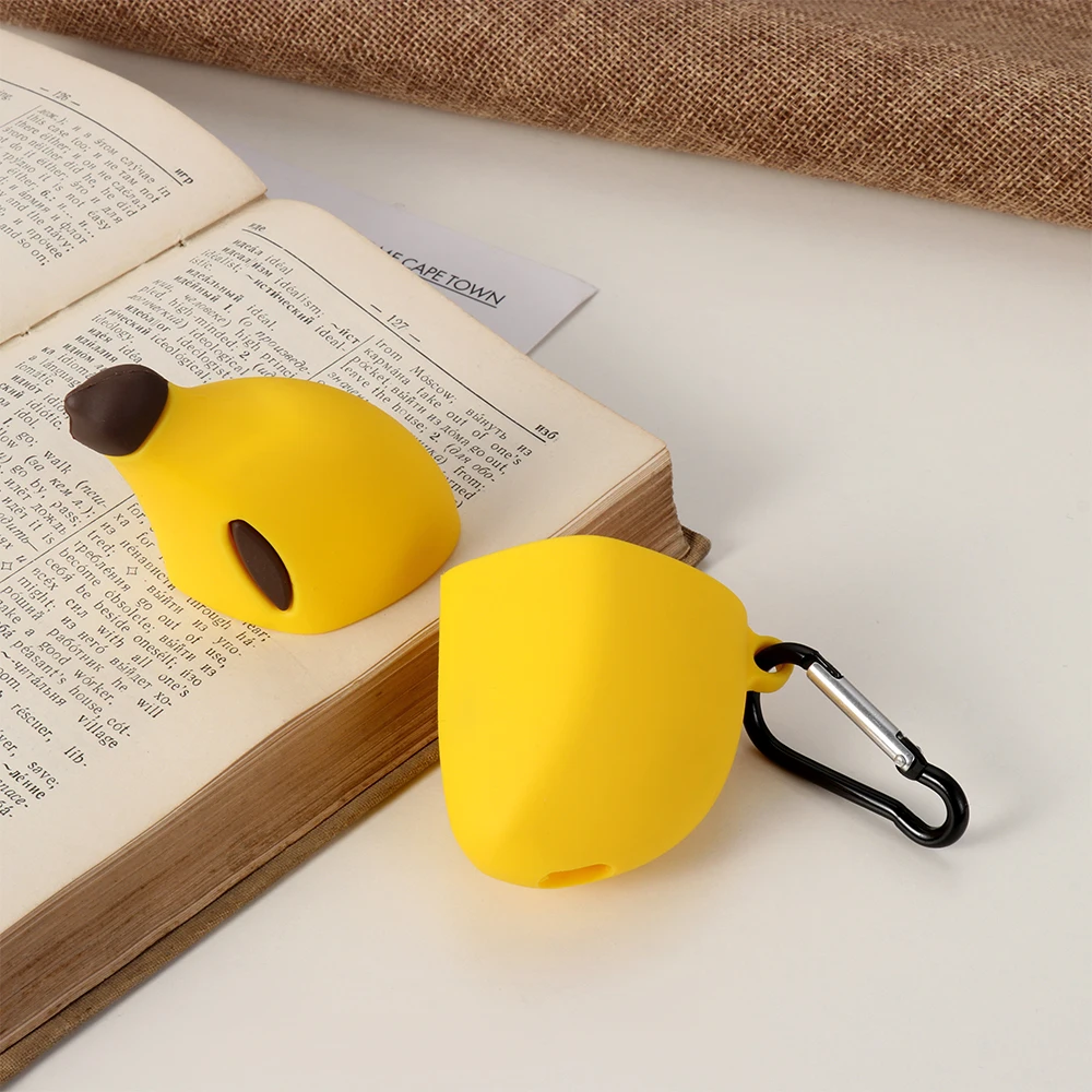 Новый уникальный 3D имитация банана двойное яйцо желток силиконовый защитный