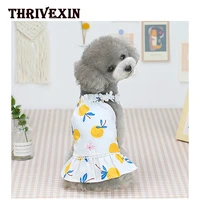 pet clothes dog clothes spring and summer clothes new cotton cat clothes dress pet clothes bayberry skirt dog dresses yorkie