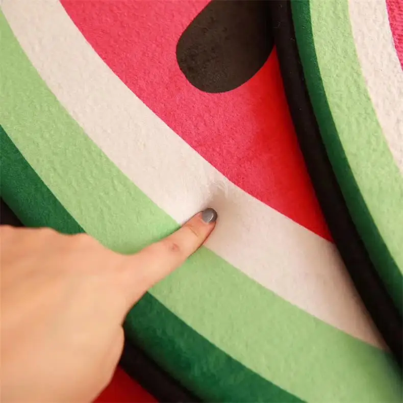 Cartoon Round Carpet Children's Room Thick Sponge Game Curtain Floor Pad Computer Chair Child Tatami Soft Mat S | Дом и сад